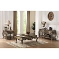 thumbnail image 3 of ACME Table Basse Ragenardus 2 Tiroirs en Chêne Vintage avec Rangement en Bois, 3 of 3