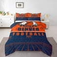 thumbnail image 1 of Erosebridal Football Print Bedding King Comforter Set,Sport Gamer Bedding Sets King with Comforter,Microfiber Reversible Comforter Sets King Size,Sport Theme Decor(Denver), 1 of 8
