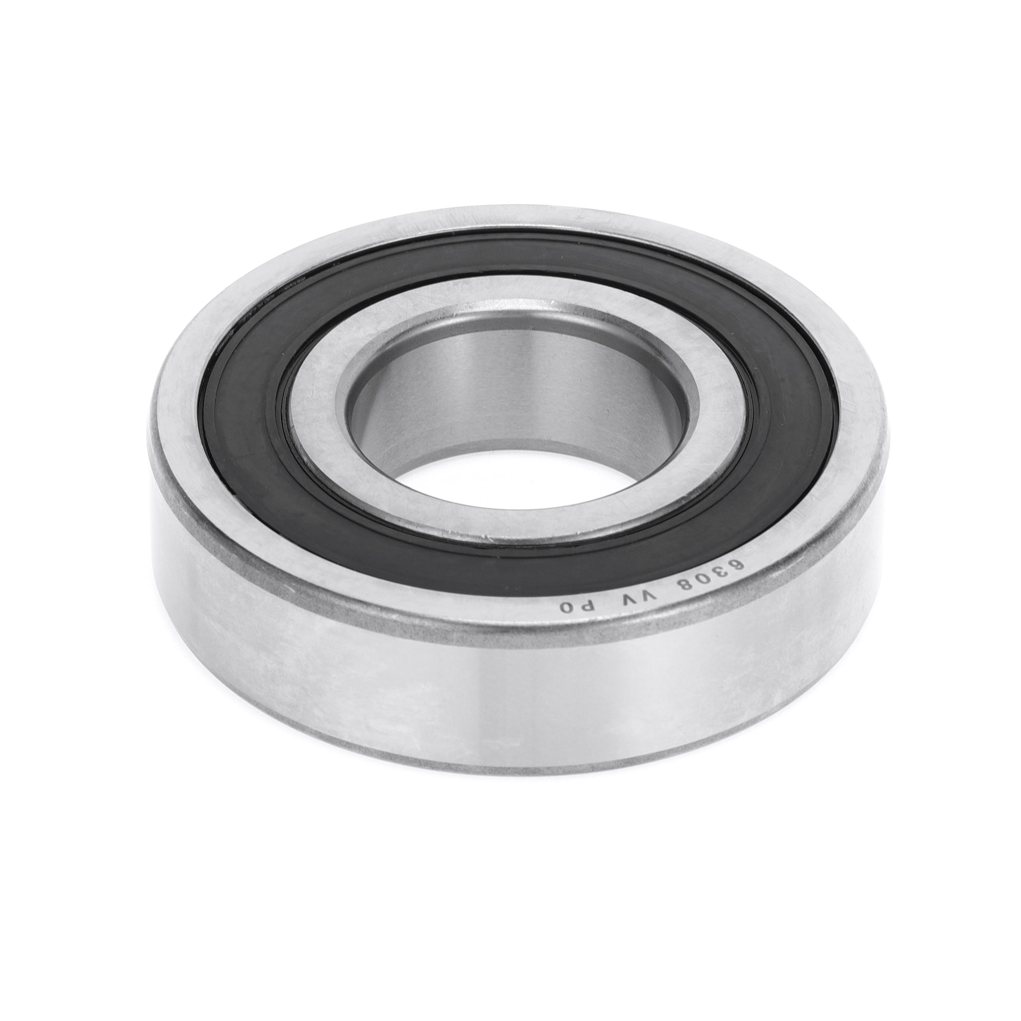 Unique Bargains 6308VV Deep Groove Ball Bearings P0 40x90x23mm Lubricated Bearings Double Rubber Seal Black Silver Tone Scooter Skateboard Wheel