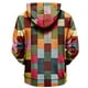 thumbnail image 5 of Men's Print Plush Warm Coat Fleece Sweater Casual Coat Pocket Sweater Autumn Winter CoatXL, 5 of 5
