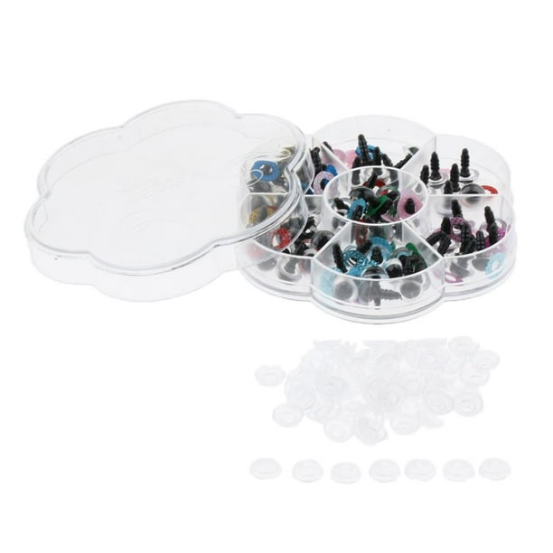 Ojos de seguridad plásticos del color de la de 70pcs 10m el juguete de peluche del oso de peluche