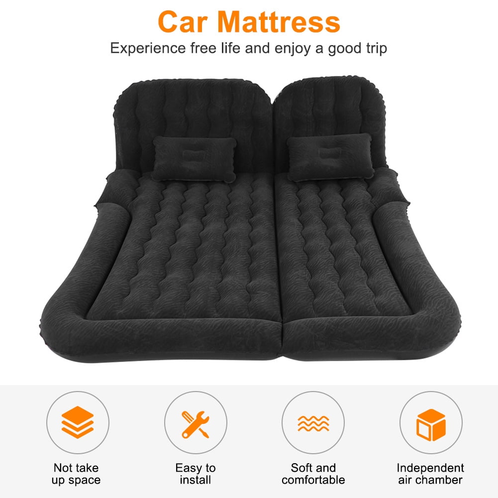 Zerodis 2In1 Multifunction Inflatable Travel Air Mattress with Pump