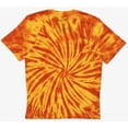 thumbnail image 2 of Born Fly Men's Spicy Hot Sauce Embroidered Tie Dye Tee T-Shirt in Orange (Large, Orange Tie Dye), 2 of 4