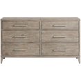 thumbnail image 2 of Riverside Furniture Intrigue 6 Drawer Urban  Wood Dresser in Hazelwood Brown, 2 of 5