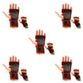 thumbnail image 2 of mmirethe Lot de 2/lot Gants D\'entraînement Physique Multifonctionnels pour Gym et Musculation Gants en Cuir Légers Rouge TG 5ensemble, 2 of 6