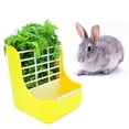 thumbnail image 3 of 2 in 1 Rabbit Guinea Pig Chinchilla Hay Grass Feeder Rack Pet Food Feeding Bowl, 3 of 8