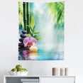 thumbnail image 1 of Spa Tapestry, Symbolic Features Candle and Bamboos Tranquil and Thoughtful Life Nature Print, Fabric Wall Hanging Decor for Bedroom Living Room Dorm, 5 Sizes, Multicolor, by Ambesonne, 1 of 1