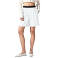 thumbnail image 1 of FRSASU Shorts de Randonnée pour Femmes Protection Solaire Légers Séchage Rapide Taille Élastique Shorts de Golf avec Poches Blanc P(S), 1 of 9