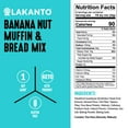 thumbnail image 6 of Lakanto Sugar Free Banana Nut Muffin and Bread Mix - Sweetened with Monk Fruit Sweetener, 2g Net Carbs, Gluten Free, Naturally Flavored, Keto Diet Friendly, Dairy Free (12 Muffins), 6 of 10