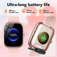 thumbnail image 2 of Smart Watches Fits for Women Smartwatch for Android Phones/iPhone Compatible Fitness Tracker with 100+ Sports Modes 1.91" Womens Watch with Calls and Messages Female Cycle for Gift, 2 of 5