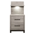 thumbnail image 3 of Fremont & Park Lufkin Nightstand with Wall Panel, 3 of 5