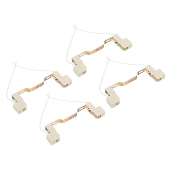 Uxcell 118mm R7S Socket, 4 Pack Ceramic Lamp Holder Halogen Socket Bulb Base Converter Connector