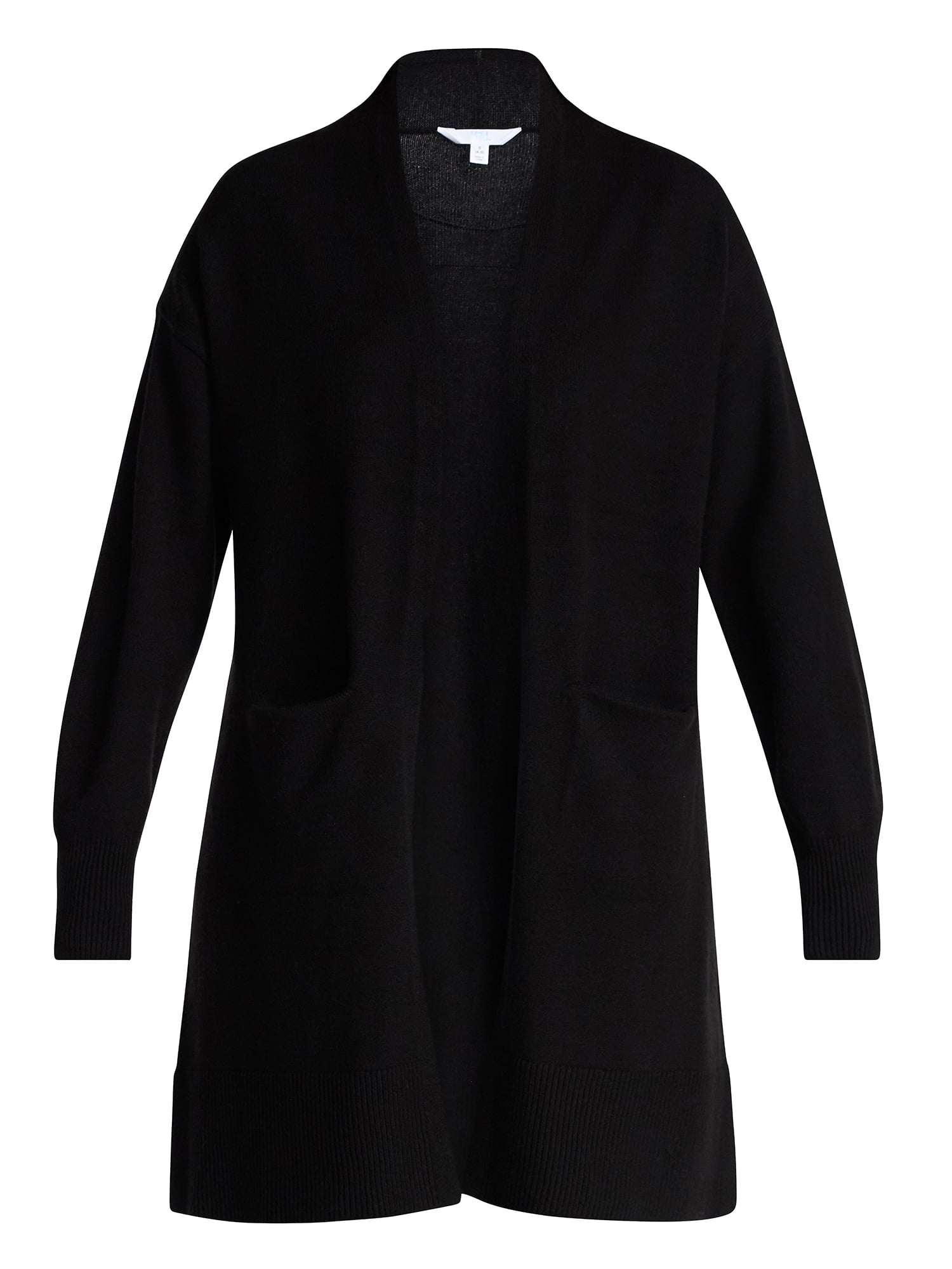 Time and Tru Women's Long Open Front Cardigan Sweater with Long Sleeves, Sizes XS-XXXL