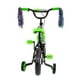 thumbnail image 3 of Bicicleta Infantil Unibike  rodada 12 con ruedas de entrenamiento Verde 12, 3 of 6
