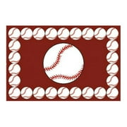 Fun Rugs Fun Time Collection Baseball Time Area Rug-Size:19" x 29"