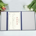 thumbnail image 1 of HONMEET Presentation Certificate Folder Paper Blue 1Pack For Formal Events Use, 1 of 6