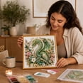 thumbnail image 7 of Dragon DIY Pearl Diamond Art Kit for Adults, Diamond Painting Figurine for Wall Holiday & Friend Gift, 7 of 7