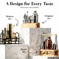 thumbnail image 2 of BARE BARREL&reg; Mixology Bartender Kit Bar Set | 14-Piece Cocktail Shaker Set | Martini Barware Mixing Tools for Home Bartending | Incl. 35 Recipe C, 2 of 9