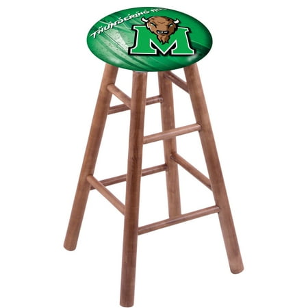 - Maple Bar Stool in Medium Finish with Marshall Seat by the Holland Bar Stool Co.