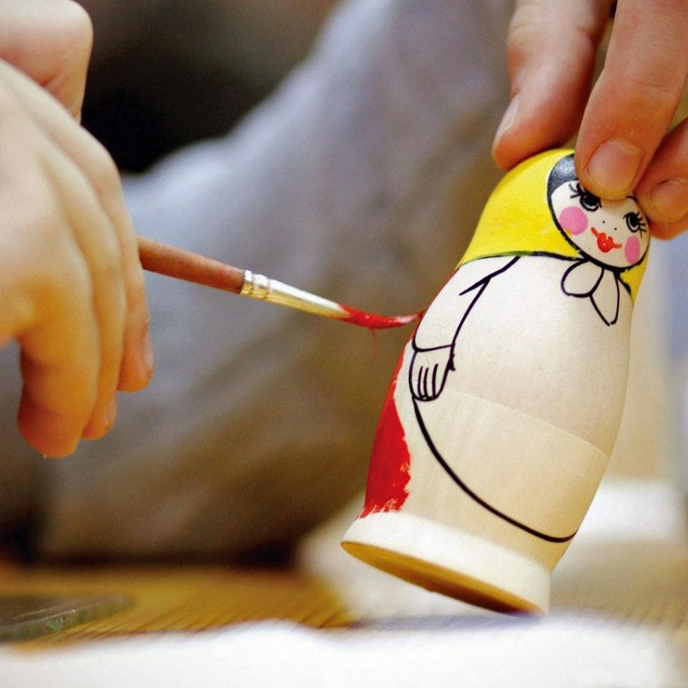 unfinished nesting dolls