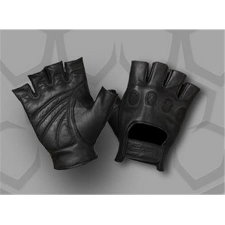 Strong Suit 20600-L Strong Suit On Tour Fingerless Motorcycle Gloves Large