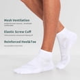 thumbnail image 4 of CAILDANL 6 Pack Men's Ankle Socks with Cushion, Cotton Quarter Socks for Sport Training Running, 4 of 7