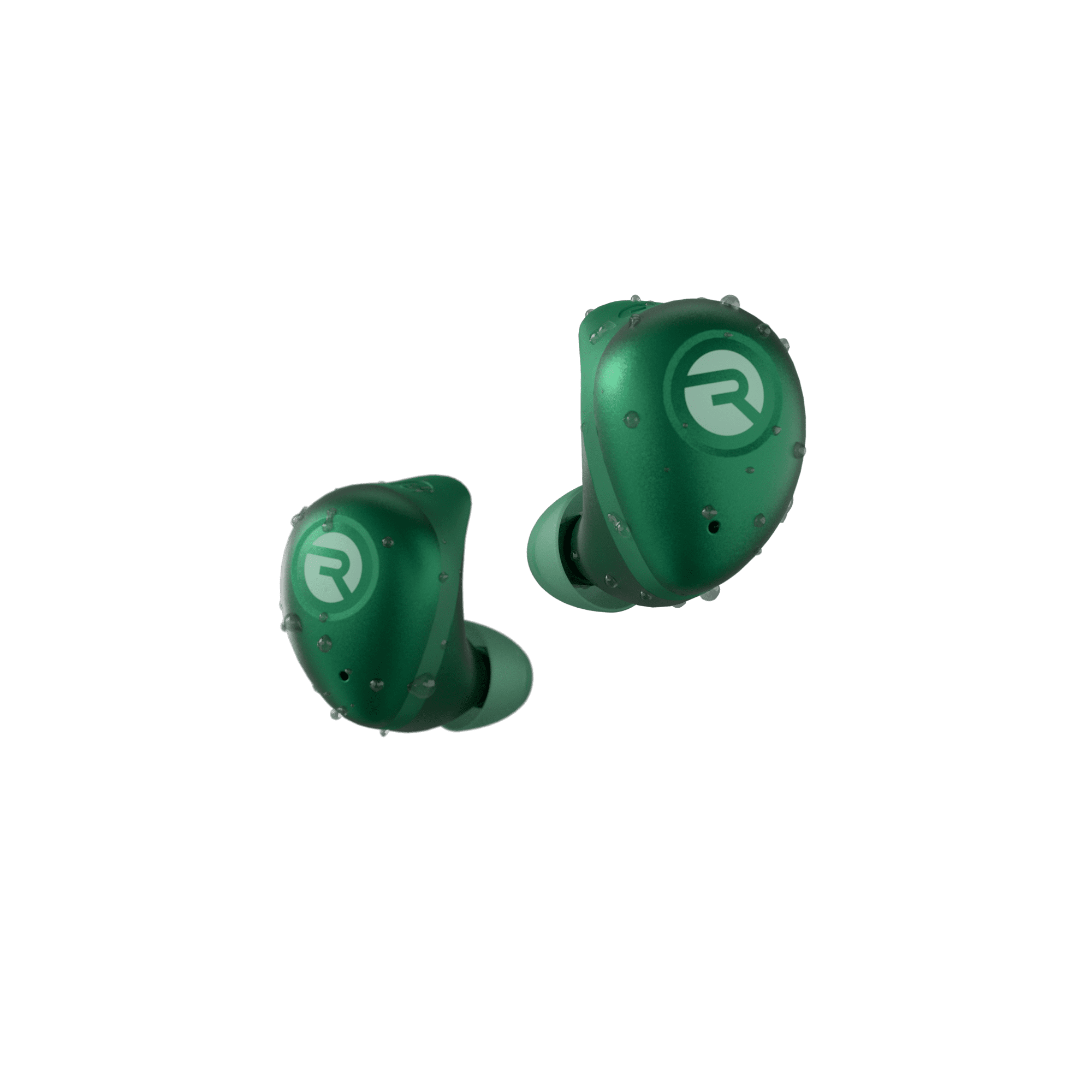 Raycon Fitness Bluetooth True Wireless Earbuds with Built in Mic 56 Hours of Battery, IPX7 Waterproof, Active Noise Cancellation, Awareness Mode, and Bluetooth 5.3 (Green)