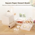 thumbnail image 2 of Cajas de Charcutería Bangcool 100 Cajas Desechables para Pasteles con Tapas Transparentes y Tarjetas de Agradecimiento Tamaño 5.5 × 5.1 × 1.4 pulgadas, 2 of 5