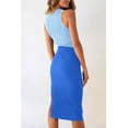 thumbnail image 5 of Vestido PRETTYGARDEN Azul Celeste-Azul, Talla Grande, Ajustado Sin Mangas, 5 of 5