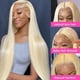 thumbnail image 4 of Peluca Rubia, Densidad 80, Recta, Color Rubio 613, con Encaje Frontal, Cierre de 13X6, Color Teñible | Cabello Suave y Natural | Transpirable y Cómoda | Densidad Del 180 % | Tamaño Mediano | Ideal pa, 4 of 7