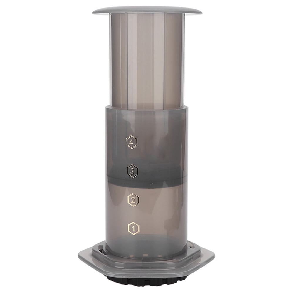 240ml Portable Manual Espresso Maker - Compact Coffee Press Machine With Funnel, Spoon & 400 Filter Papers For Home, Office, Or Travel