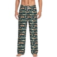 thumbnail image 2 of Lsque UAE Travel1 1 Print Men's Pajama Pants, Lounge Pant - Comfortable Home Wear,Elastic Waistband, Stylish Design-X-Large, 2 of 9