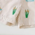 thumbnail image 6 of Toddler Boy Outfits 2 Piece Cartoon Print Turn Down Collar Short Sleeve Polo Shirt And Shorts for Casual Wear Baby Boys' Clothing Sets Green 6-12 Months, 6 of 7