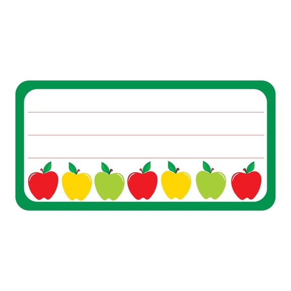 SHAPES ETC. Nametag - Apples