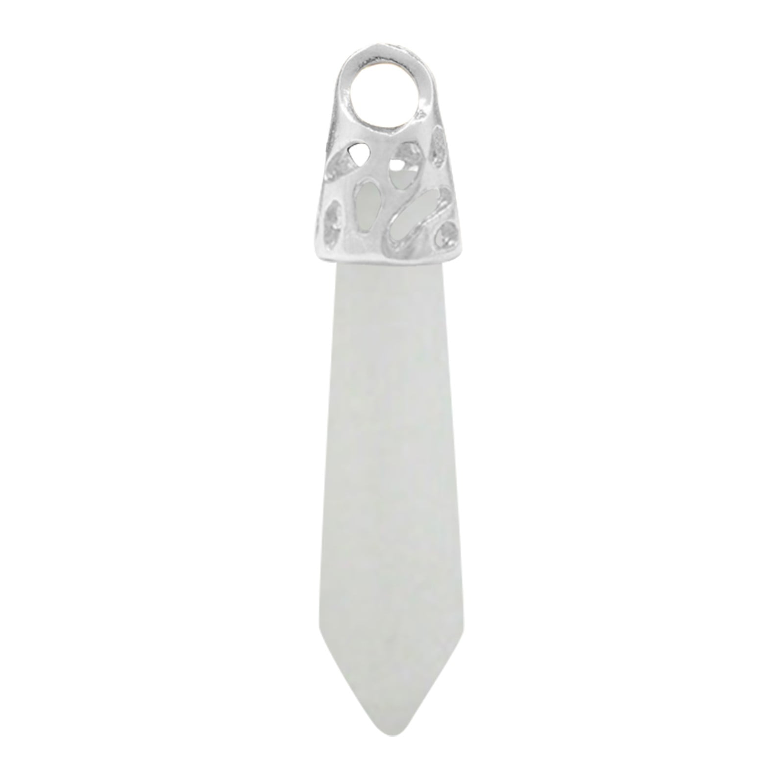 Decorative Stones Natural White Column Single Pointed Hexagonal Column ...