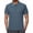 Blue, variant on SAWOBUUN Men's Printed Shirt Short Sleeve Geometric Pattern Business Casual Collared T-Shirt Breathable Summer Lightweight Top