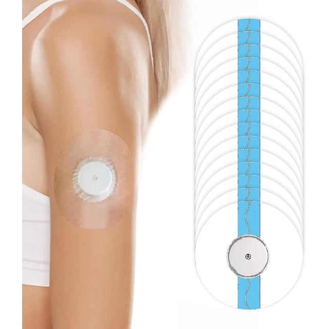Freestyle Libre 3 Sensor, 45 piezas Freestyle Libre 2 tiritas transparentes Freestyle Libre para Freestyle Libre 1 2 y 3 sensores autoadhesivos a prueba de agua