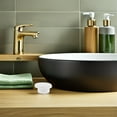 thumbnail image 6 of Raindrops 5-Pack White Silicone Bath Drain Covers Tub Overflow Water Stopper Hole Plugs, 6 of 7