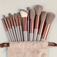 thumbnail image 1 of 13pcs Professional Makeup Brush Set-Soft,Fluffy&Hypoallergenic For Foundation,Blush,Powder&Eyeshadow-Includes Kabuki Blending Brushes, 1 of 4