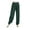 Green, variant on QUINDOS Comfortable Pants for Women Taper Long High Waisted Casual Pants Cotton Blend Loose Trousers with Pockets