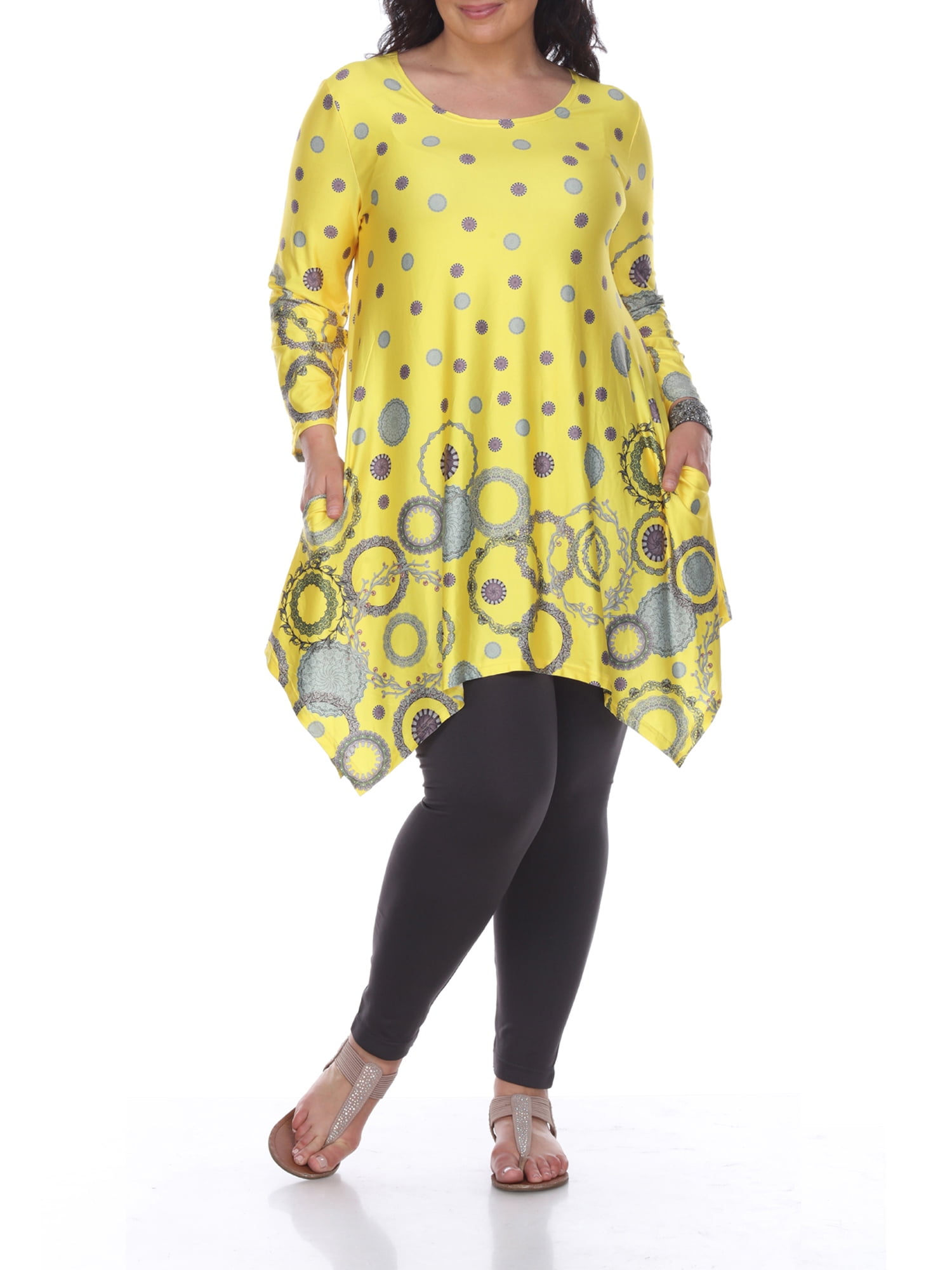 women's plus tunics