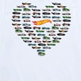 thumbnail image 3 of Hot Wheels - Valentine's Hot Wheels Heart - Toddler And Youth Short Sleeve Graphic T-Shirt, 3 of 5