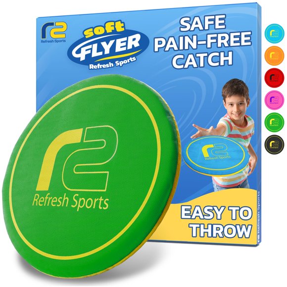 Juguete Soft Flying Disc Refresh Sports Safe Catch para exteriores