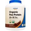 Nutricost Organic Pea Protein Powder Chocolate, 5 Pounds - Protein from Plants
