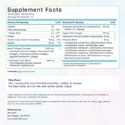 SkinnyFit Super Youth Collagen, Multi Collagen Peptides Powder, Probiotics, Fiber, Hyaluronic Acid, Anti-Aging, Gut Health Support, NON GMO, Gluten Free, Sugar Free, Unflavored, 14 Servings
