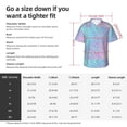 thumbnail image 4 of Picia Fantasy Gradient Gentle Cotton Regular Fit Short Sleeve Casual Hawaiian Shirt for Men-X-Large, 4 of 9