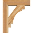thumbnail image 4 of Ekena Millwork 4"W x 20"D x 24"H Merced Block Rough Sawn Bracket, Western Red Cedar, 4 of 25