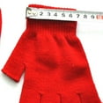 thumbnail image 3 of AWZXDE Unisex Winter Fingerless Crochet Mittens - Knitted Half-Fingers Adult Gloves for Warm Comfort Red,One Size, 3 of 9