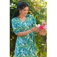 thumbnail image 2 of Multicolor Cotton Floral Printed Fit & Flare Dress, 2 of 9