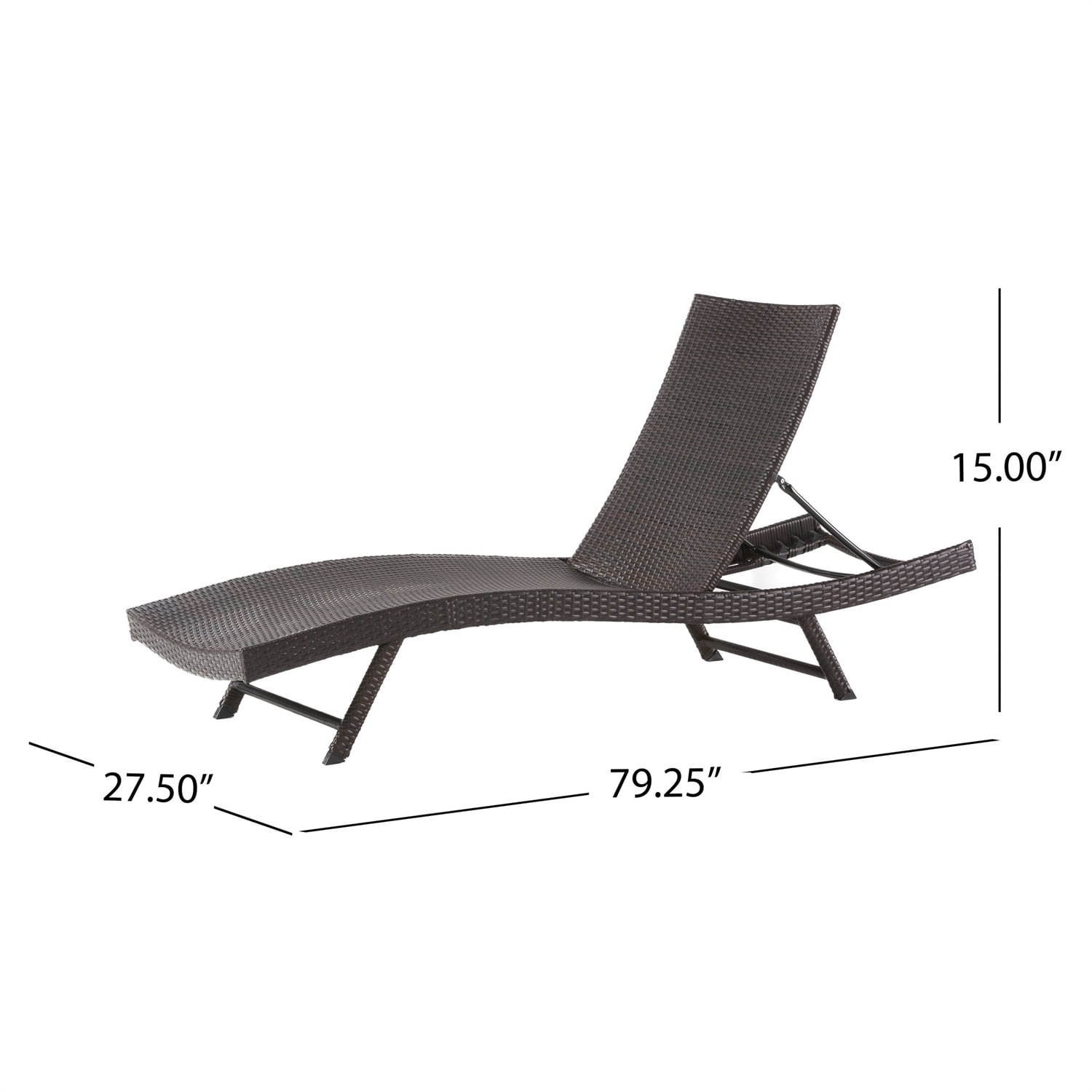 Kepooman Rattan Patio Chaise Lounge Chair for Outside, Adjustable Outdoor Pool Recliner Chair, Set of 2, Brown Kepooman Rattan Patio Chaise Lounge Chair for Outside, Adjustable Outdoor Pool Recliner Chair, Set of 2, Brown